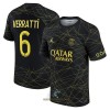 Officiële Voetbalshirt Paris Saint-Germain VERRATTI 6 Vierde Jordan 2022-23 - Heren